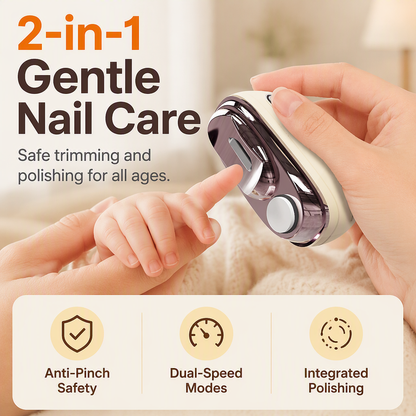 💅 2-in-1 Electric Nail Clipper & Smoother 🌟