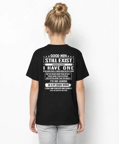 GOOD MEN STILL EXIST I KNOW BECAUSE HAVE ONE - GIFT FOR WIFE FROM HUSBAND - NINA00 (SKU2607-174-00)