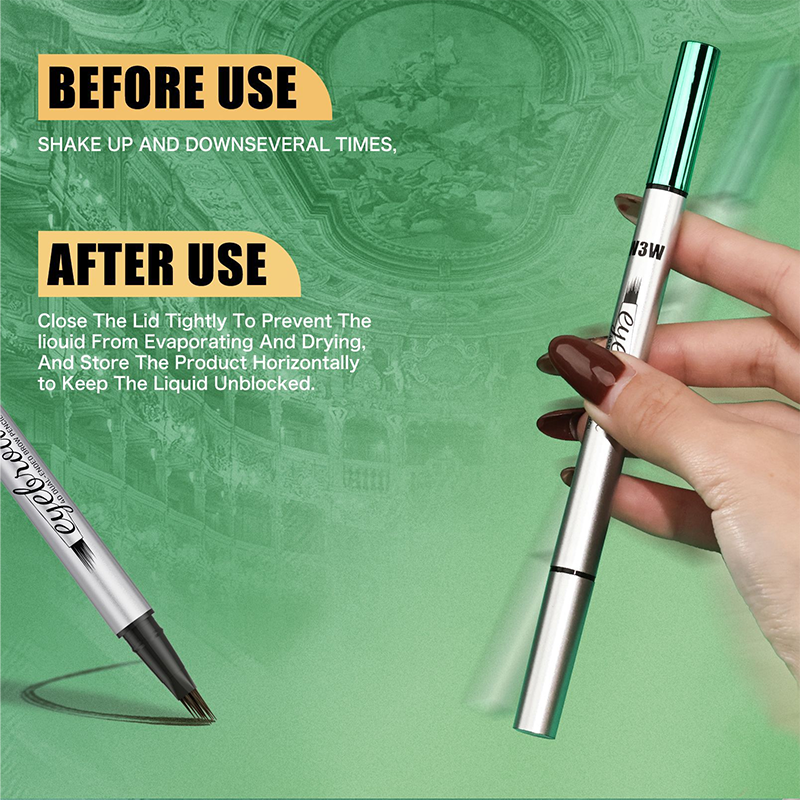 Double-Ended Liquid Eyebrow Pen