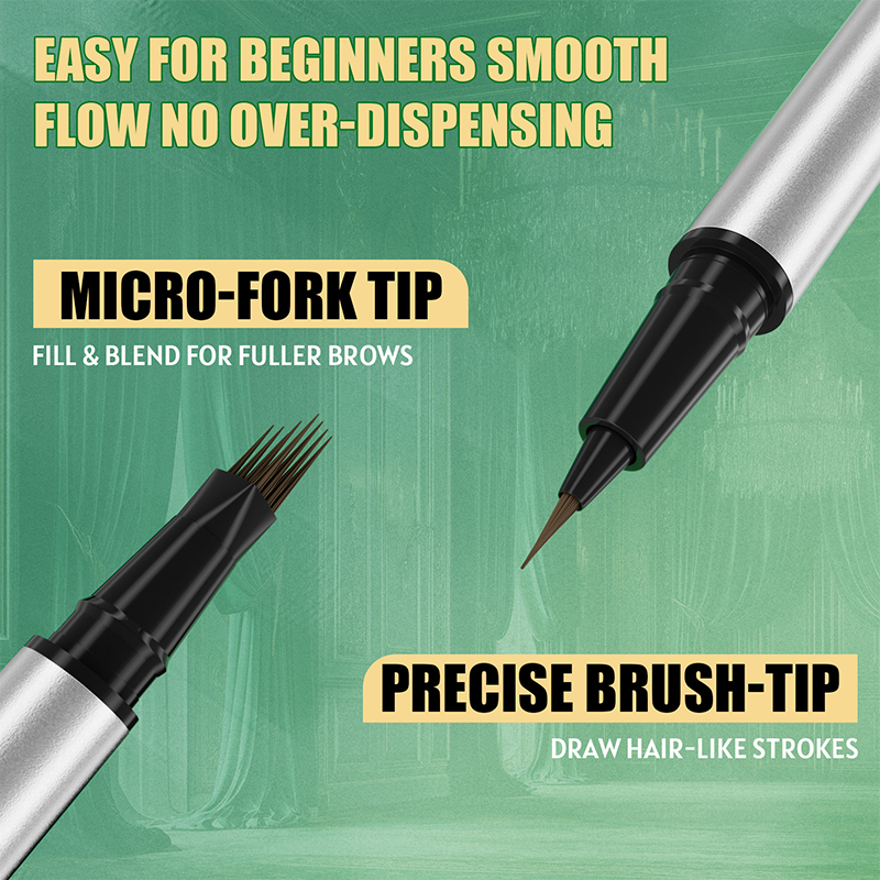 Double-Ended Liquid Eyebrow Pen