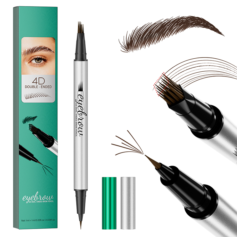 Double-Ended Liquid Eyebrow Pen