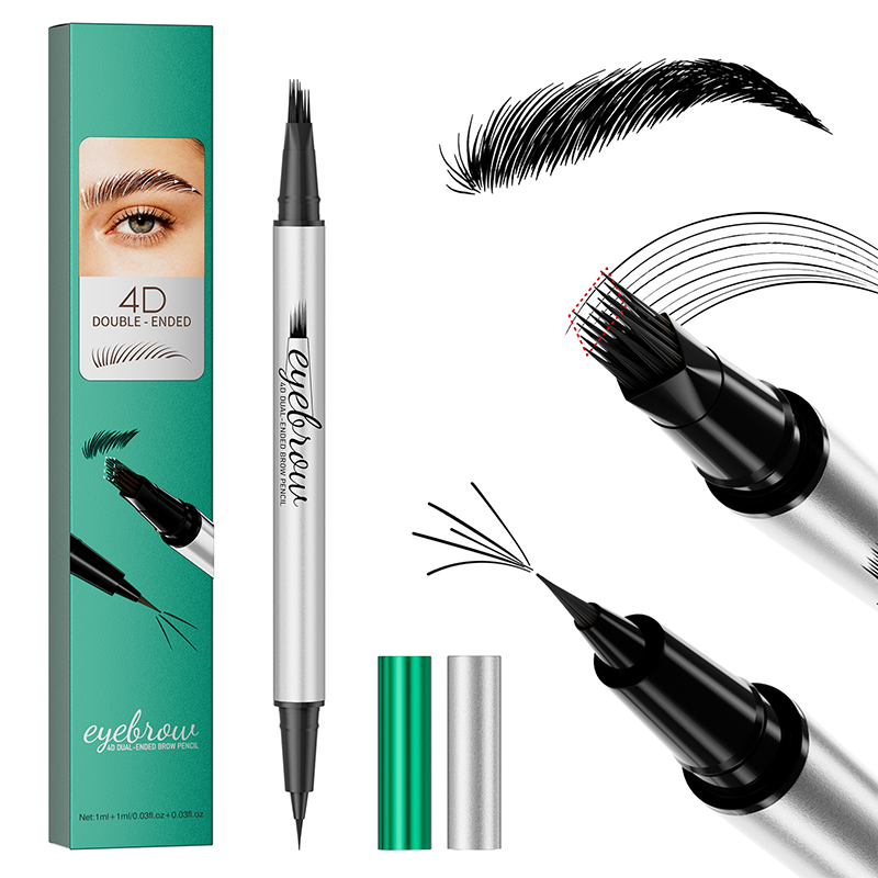 Double-Ended Liquid Eyebrow Pen