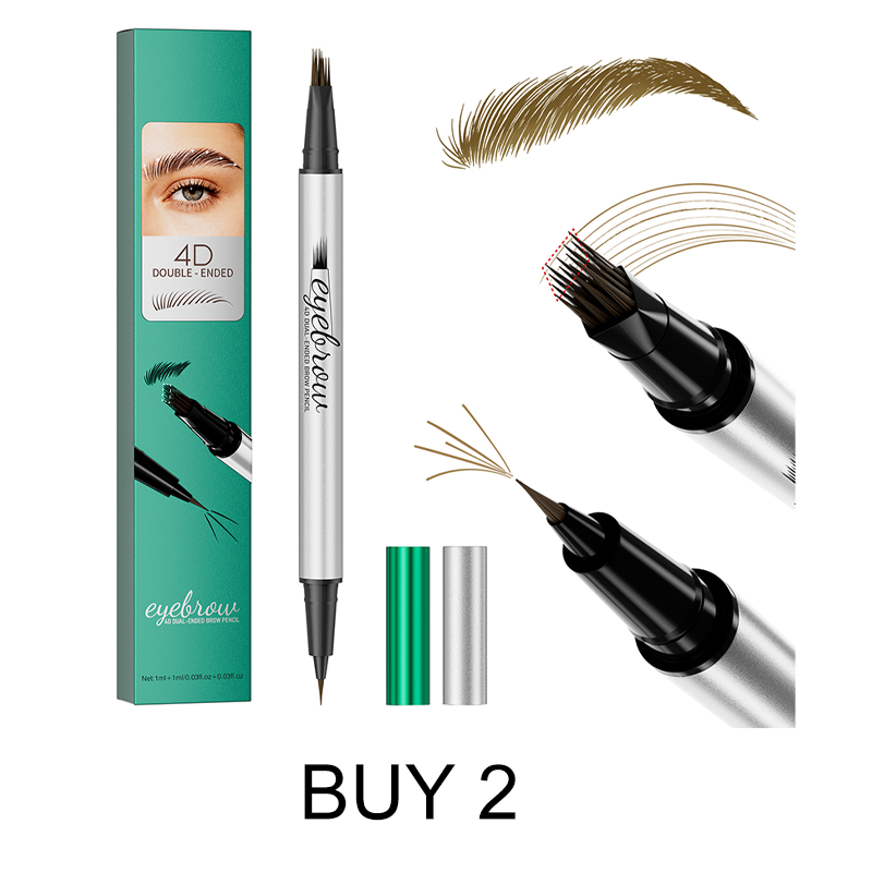 Double-Ended Liquid Eyebrow Pen