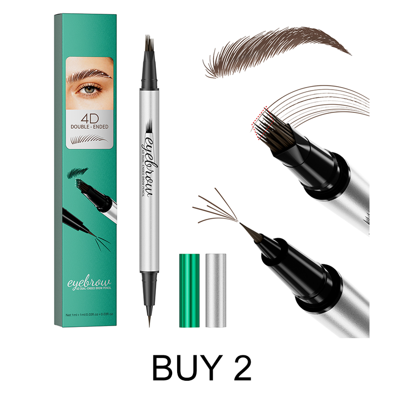 Double-Ended Liquid Eyebrow Pen