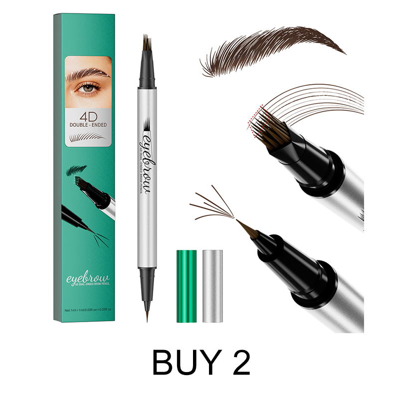 Double-Ended Liquid Eyebrow Pen