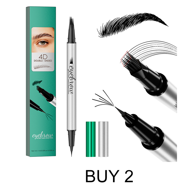 Double-Ended Liquid Eyebrow Pen